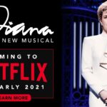 Afișul de promovare a musicalului "Diana"