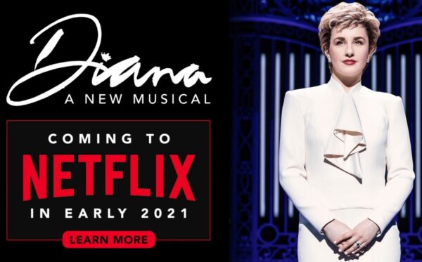 Afișul de promovare a musicalului "Diana"