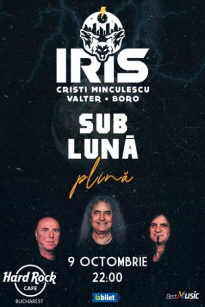 Poster eveniment IRIS – Cristi Minculescu, Valter, Boro