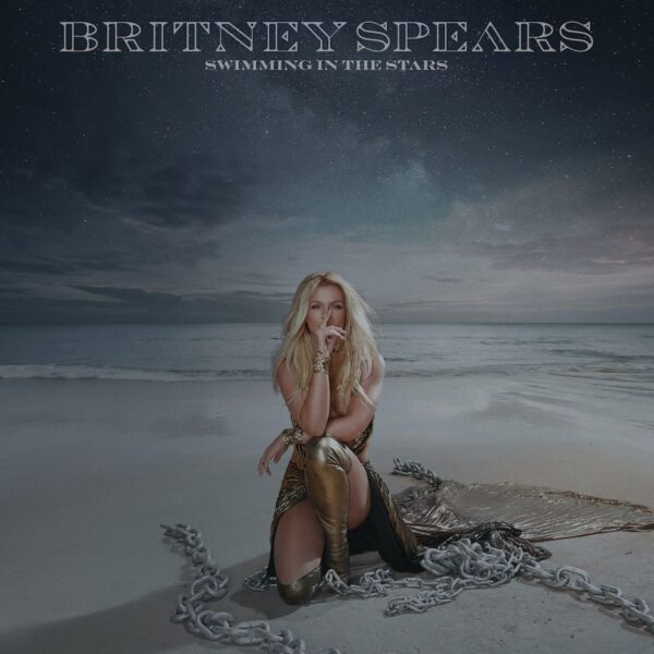 Coperta single Britney Spears Swimming in The Stars