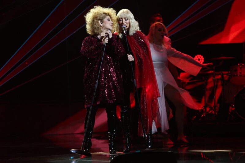 Delia și Sonia Mosca în finala x Factor 2020