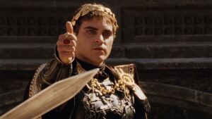 Joaquin Phoenix in Gladiatorul