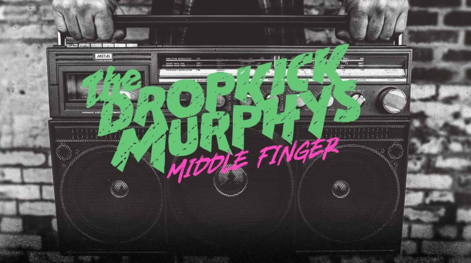 Coperta single Dropkick Murphys Middle Finger