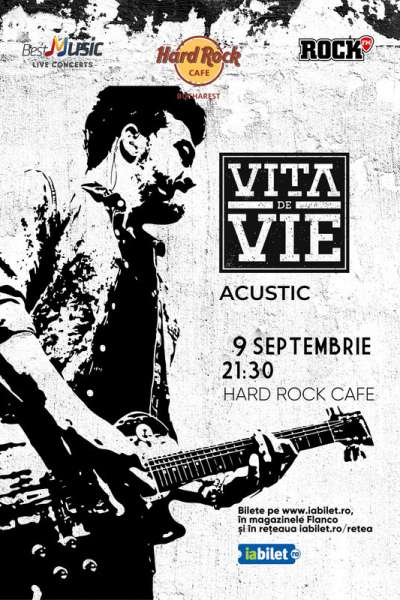 Poster eveniment Vița de Vie Acustic