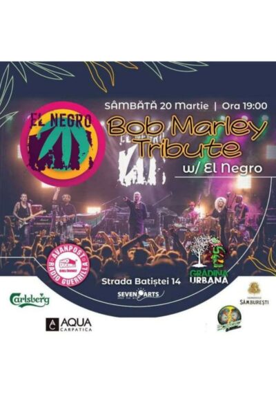 Poster eveniment El Negro - Bob Marley Tribute