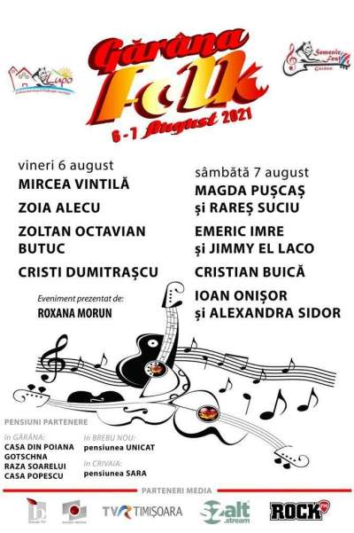 Poster eveniment Gărâna Folk 2021