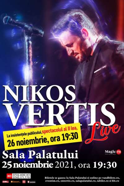 Poster eveniment Nikos Vertis