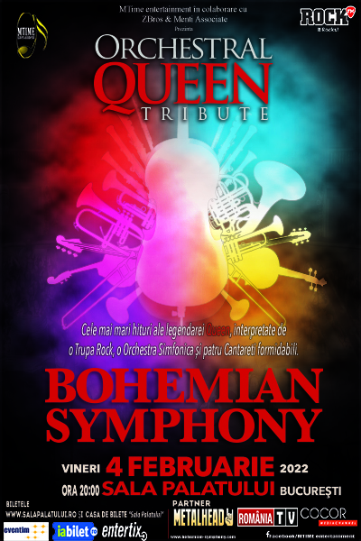Poster eveniment Bohemian Symphony Orchestral - Queen Tribute