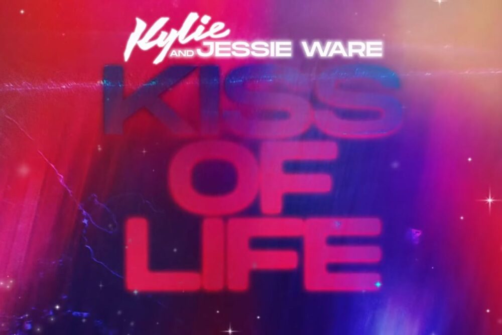 Coperta single Kylie Minogue Jessie Ware Kiss of Life