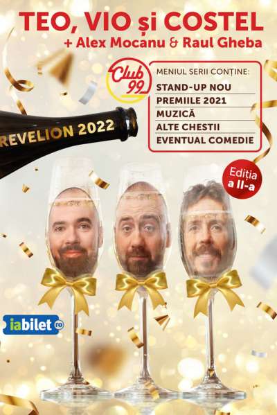 Poster eveniment Revelion cu Teo, Vio și Costel