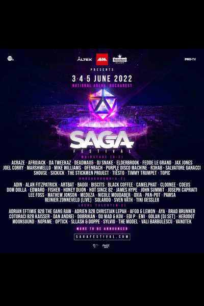 Poster eveniment SAGA Festival 2022