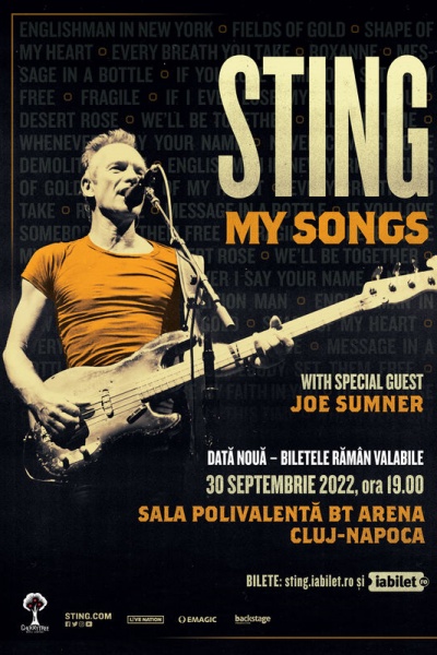 Poster eveniment Sting - My songs