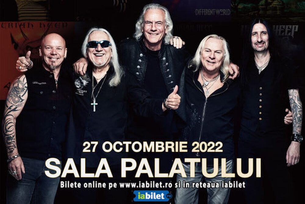 Concert Uriah Heep Sala Palatului 2022 Bucuresti poster