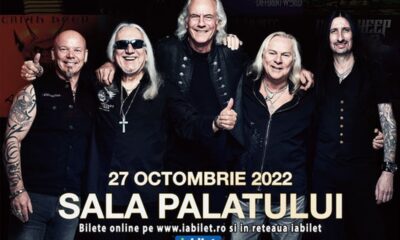 Concert Uriah Heep Sala Palatului 2022 Bucuresti poster