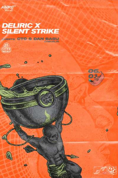 Poster eveniment Deliric x Silent Strike