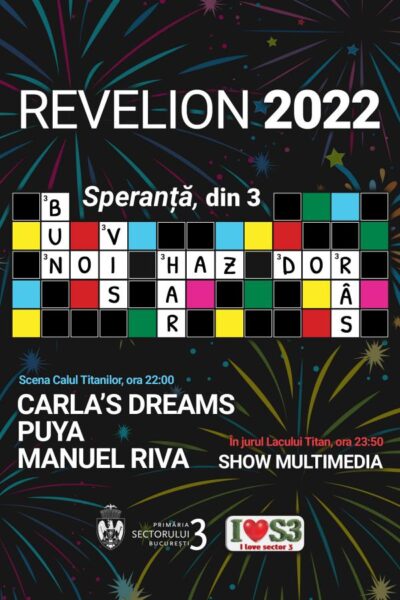 Poster eveniment REVELION 2022 - Speranță, din 3