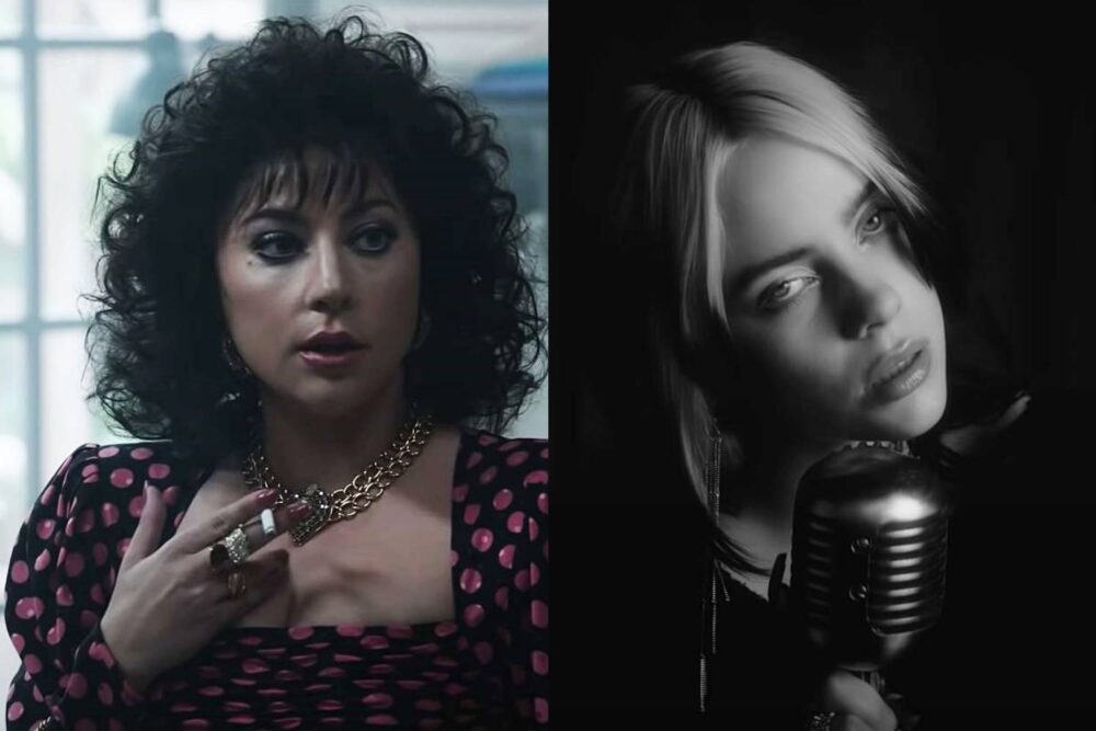 Lady Gaga în ”House of Gucci”/ Billie Eilish în videoclipul ”No Time to Die”