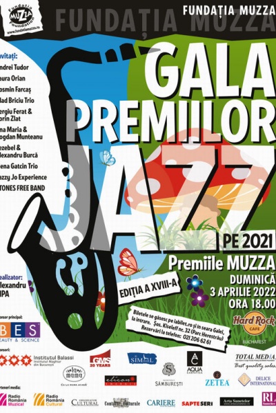 Poster eveniment Gala Premiilor de Jazz XVIII