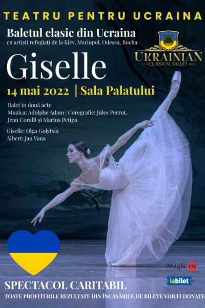Poster eveniment Baletul clasic din Ucraina - \"Giselle\"