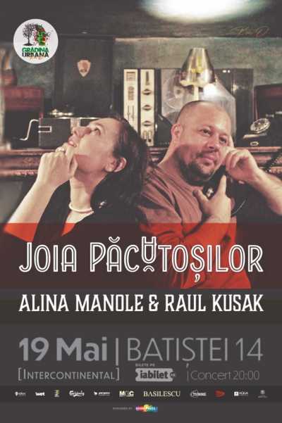 Poster eveniment Alina Manole & Raul Kusak - \"Joia Păcătoșilor\"