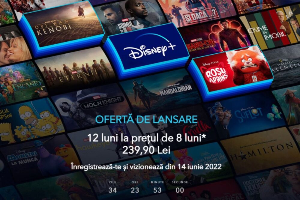 Oferta lansare Disney Plus Romania 2022