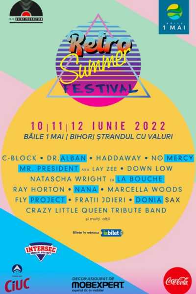 Poster eveniment Retro Summer Festival 2022