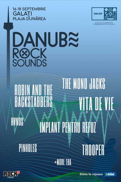 Poster eveniment Danube Rock Sounds 2022