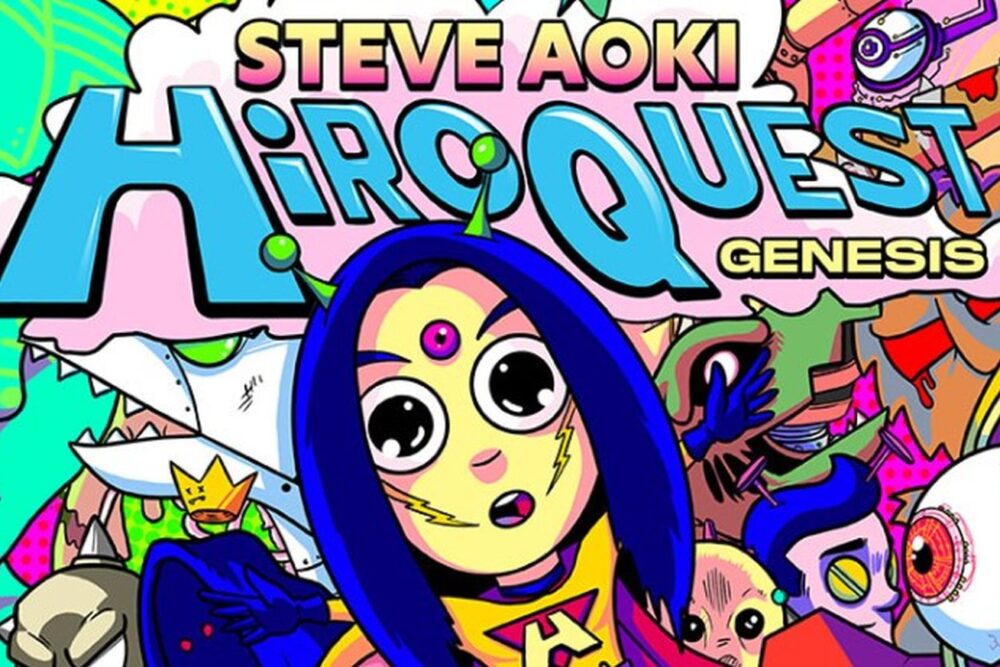 Coperta album Steve Aoki Hiroquest Genesis