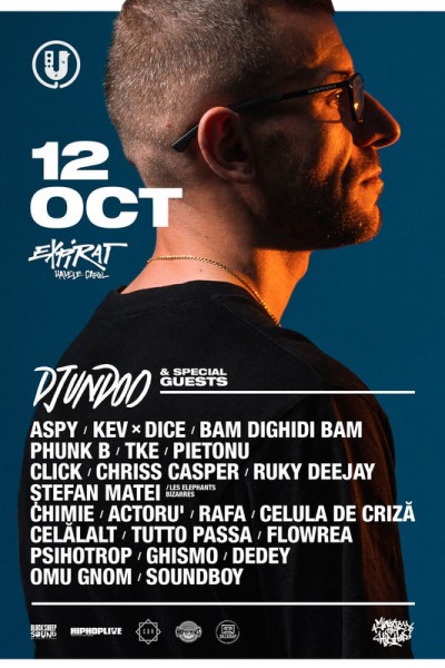 Poster eveniment DJ Undoo - Lansare Album \"Varietăți\"
