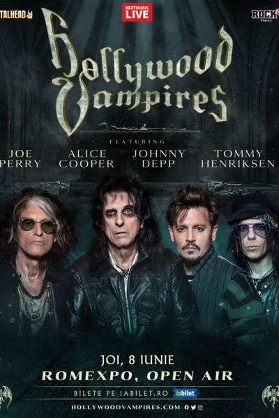 Poster eveniment Hollywood Vampires
