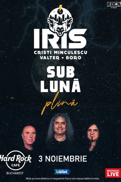 Poster eveniment IRIS - Cristi Minculescu, Valter, Boro