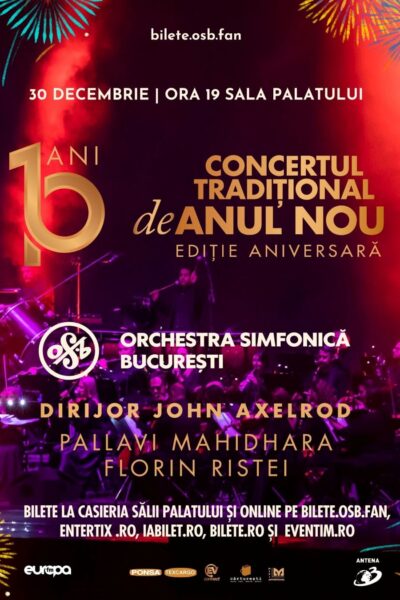 Poster eveniment Concertul Tradițional de Anul Nou - Ediție Aniversară