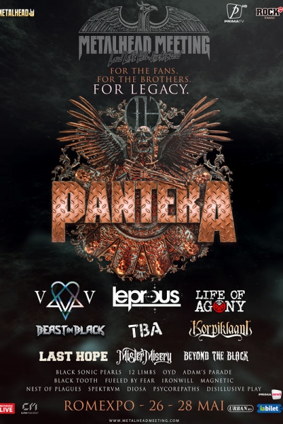Poster eveniment Pantera - Metalhead Meeting 2023