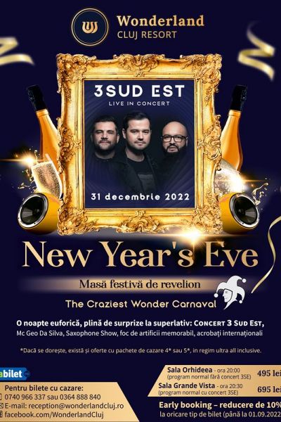 Poster eveniment New Year\'s Eve - The Craziest Wonder Carnaval (3 Sud Est)