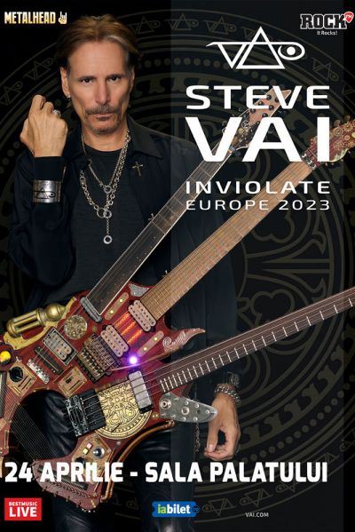 Poster eveniment Steve Vai