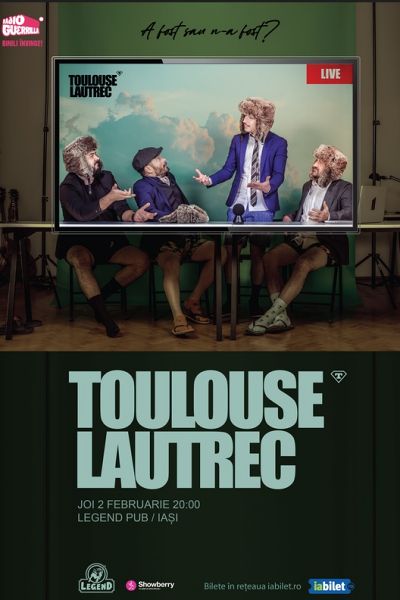 Poster eveniment Toulouse Lautrec - lansare album