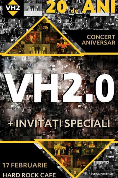Poster eveniment VH2 - concert aniversar