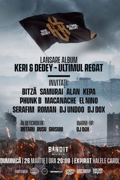 Poster eveniment Keri & Dedey - lansare album