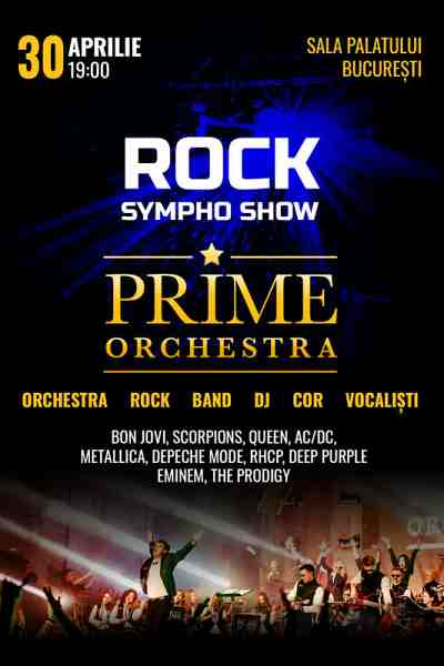 Poster eveniment Prime Orchestra - Rock Sympho Show