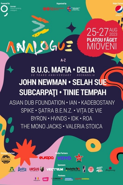 Poster eveniment Analogue Festival 2023