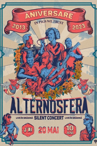 Poster eveniment Silent Concert Alternosfera: 10 ani de J\'ai Bistrot