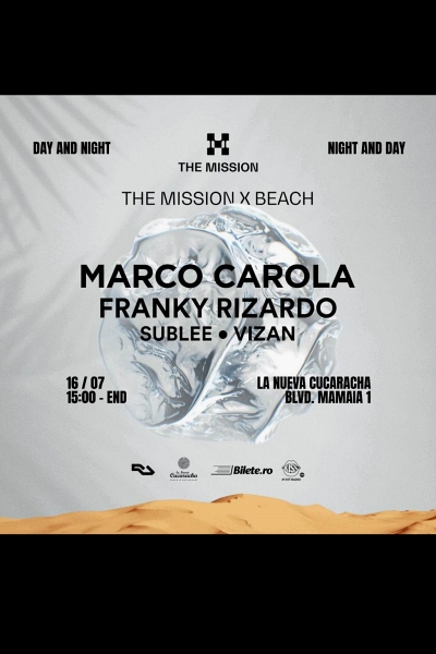 Poster eveniment The Mission X Beach 2023