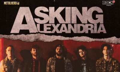Poster concert Asking Alexandria Quantic 2023