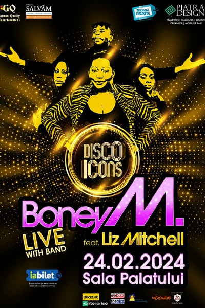 Poster eveniment Boney M. feat. Liz Mitchell 2024
