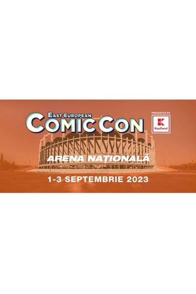 Poster eveniment Comic Con Arena Națională 2023