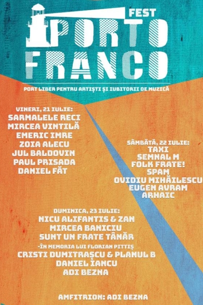 Poster eveniment Porto Franco Fest 2023