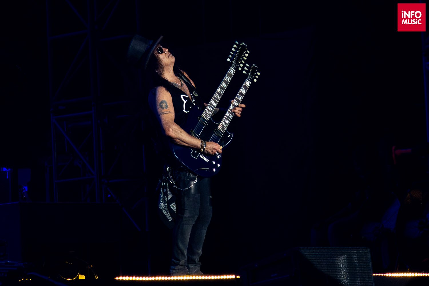 Slash în concertul Guns N'Roses, București, 16 iulie 2023