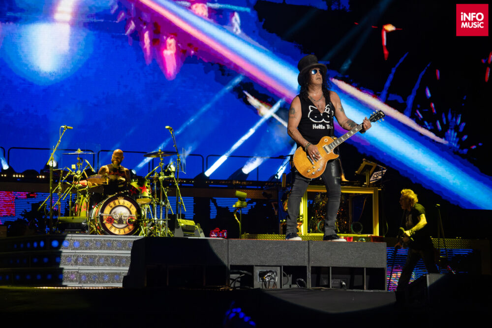 Slash în concertul Guns N'Roses, București, 16 iulie 2023