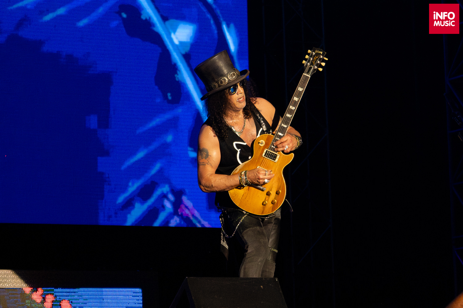 Slash în concertul Guns N'Roses, București, 16 iulie 2023