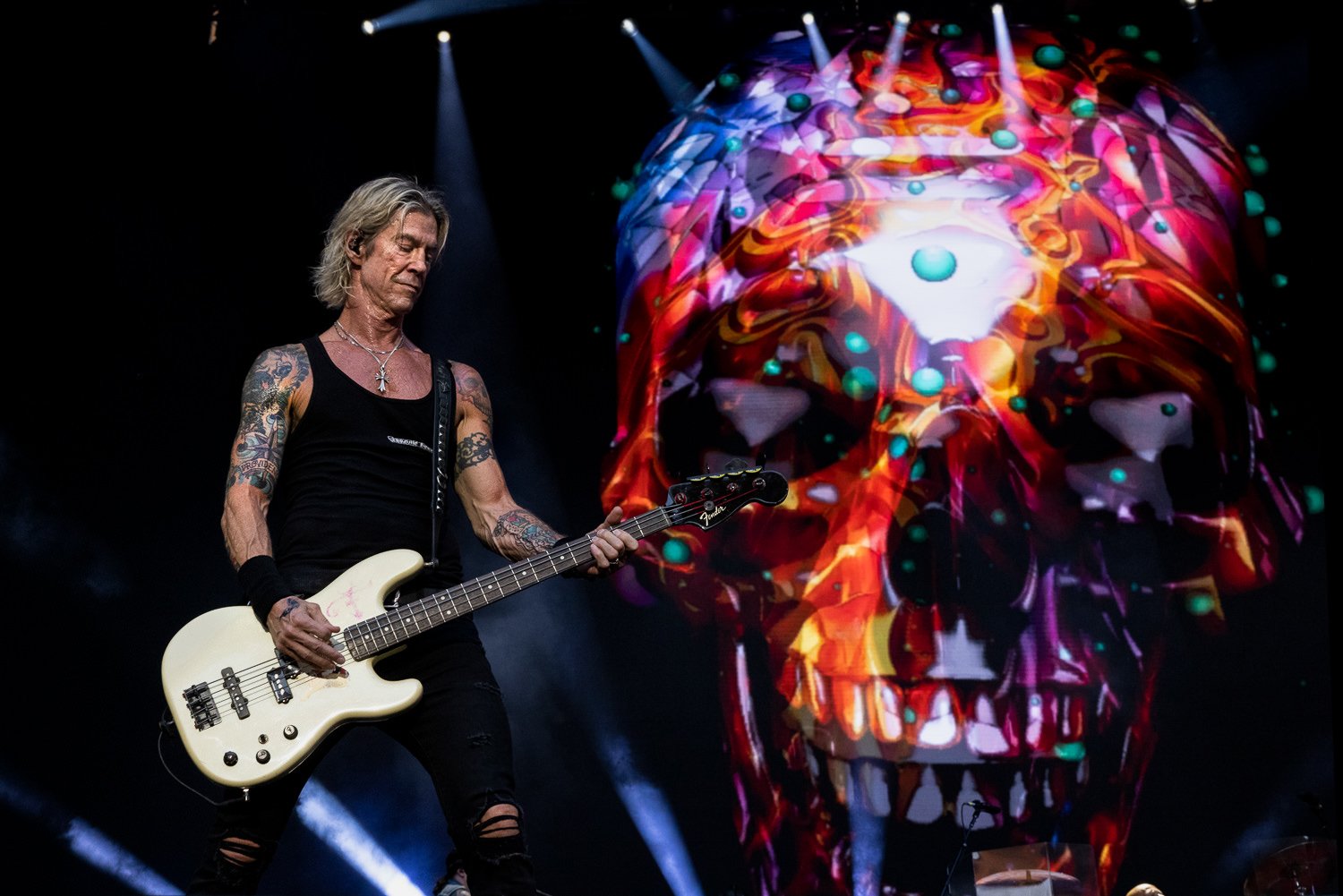 DUFF MCKAGAN în concertul Guns N'Roses de pe Arena Națională pe 16 iulie 2023